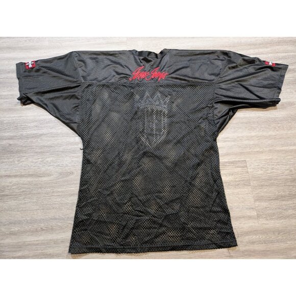 Vintage West Coast Choppers Jesse James CFL Football Jersey Majestic Black Large - Picture 9 of 12